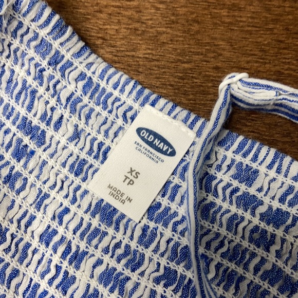 Old Navy Fit and Flare Striped Tank Dress with Ruffle Hem - Picture 10 of 12